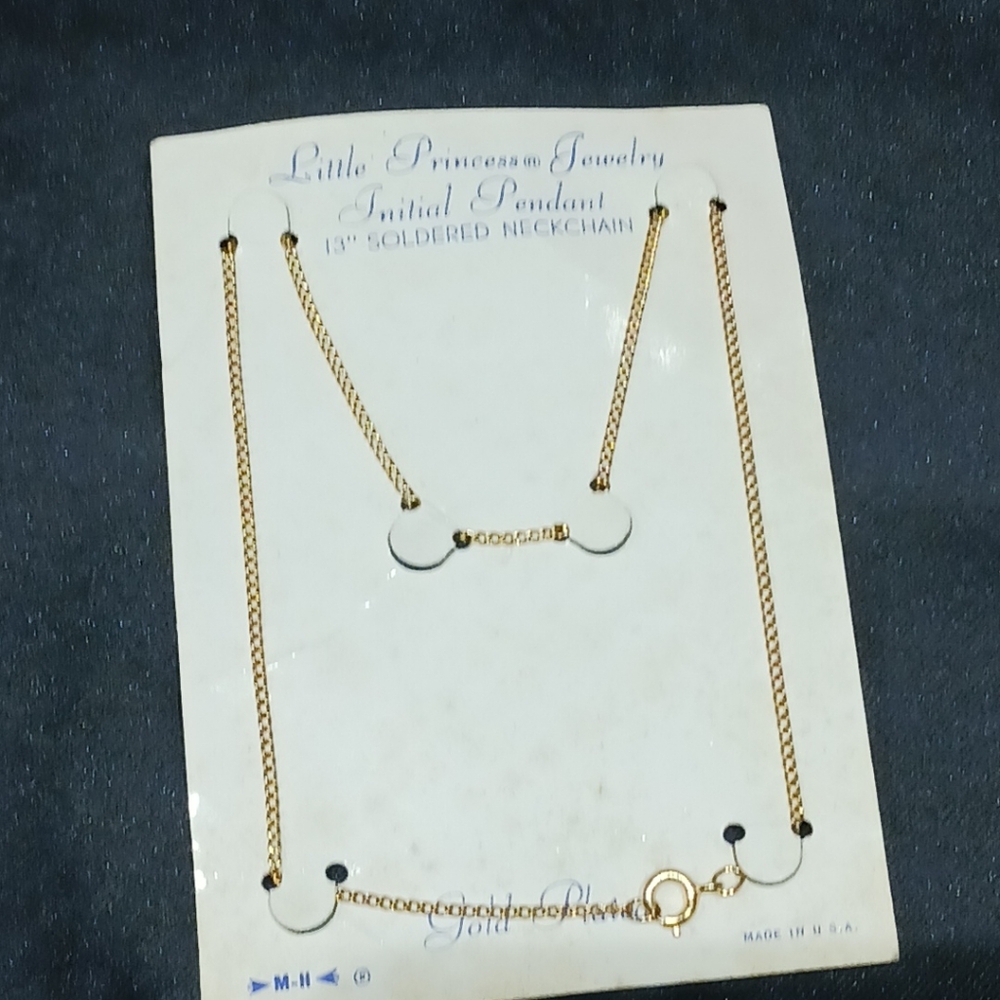 Little Princess Jewelry 13" Gold Plated Soldered Neckchain.